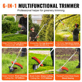 SucceBuy 33cc 6-in-1 Gas Trimmer, Brush Cutter, Pole Saw & Hedge Trimmer – product detail 4