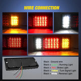 Nilight LED Trailer Tail Light Kit with Brake, Turn & Reverse Lights – product detail 3