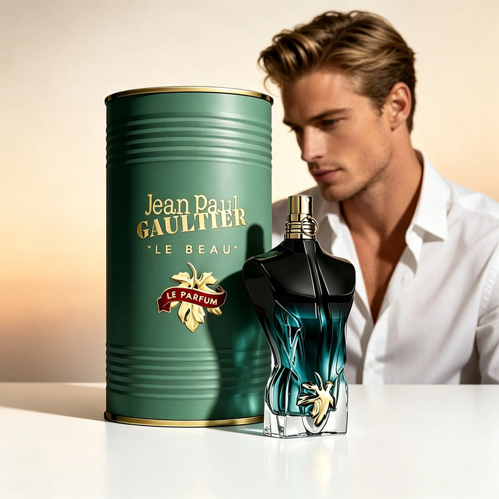 Jean Paul Gaultier Le Beau Le Parfum Intense for Men - Long Lasting Woody Amber Men's Cologne
