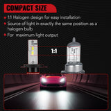 H4/9003 Mini LED Headlight Bulb Pair, 110W 28,000LM 6500K – product detail 6