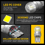 AUXITO T20 7440/7443 LED Bulb Pair for DRL, Reverse & Turn Signals – product detail 3
