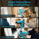 SEESII 18-Gauge Cordless Brad Nailer & Stapler with 1,000 Brad Nails – product detail 6