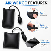 23-Piece Car Door Lockout Tool Kit with Air Wedge, Long-Reach Tools & Carrying Bag – product detail 5