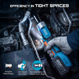 SEESII Cordless Ratchet & 1000 N·m Impact Wrench Kit with 21V Battery – product detail 5