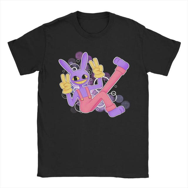 Jax The Amazing Digital Circus T-Shirt for Men 100% Cotton Funny T-Shirts O Neck T-Shirt Short
