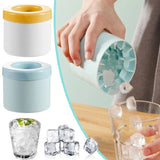Round Silicone Ice Cube Mold & Bucket for Cocktails and Everyday Drinks – featured product image