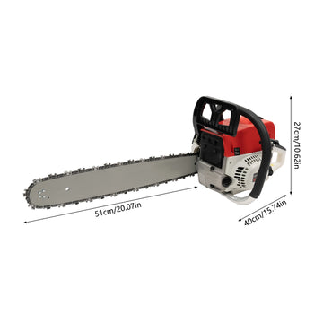 52cc 20-Inch Gas Chainsaw, 7500 RPM Heavy-Duty Cutting Kit with Tool Bag – featured product image