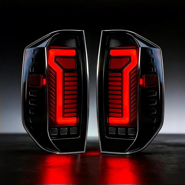 Sequential LED Tail Lights for Toyota Tundra 2014–2021 Starting Animated Rear Lights Assembly Turn Signal Brake Reverse Light