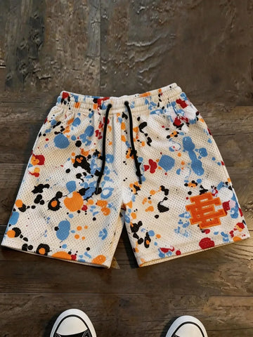 Men's Statement Print Shorts Fashion Designer Patterned Casual Daily Wear Shorts
