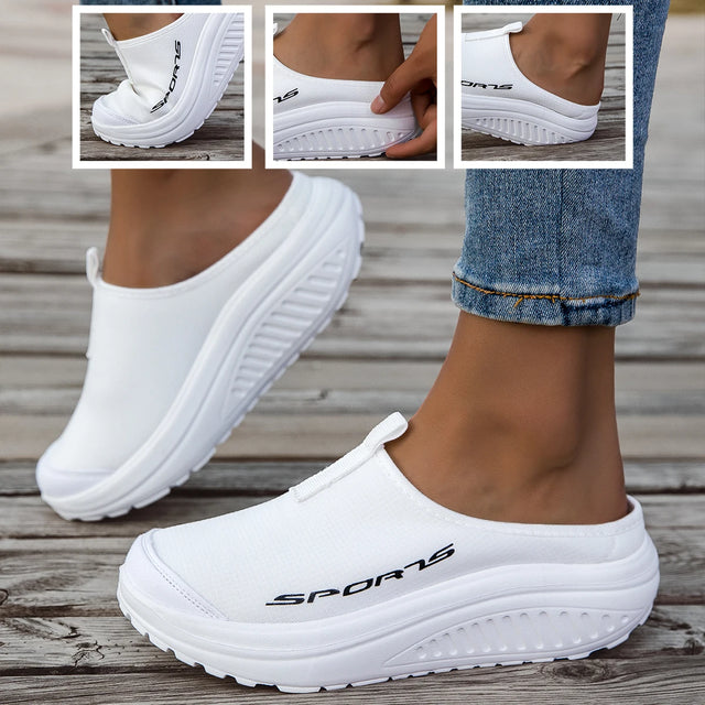 Women's Mesh Platform Slip-On Lightweight Sandals