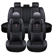 Deluxe 5 Seat Full Car PU Leather Seat Covers with Cushion Front and Rear Comfortable for Honda/Toyota/Peugeot/Ford/BMW Universal product image