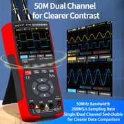 ZOYI ZT-703S 50MHz Handheld Oscilloscope, Multimeter & Signal Generator – product detail 3