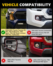 Switchback LED Fang Fog/DRL Lights for Toyota Tacoma 2024–2026 – product detail 2