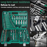 216-Piece Professional CR-V Mechanics Tool & Socket Set – product detail 4