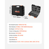SucceBuy 107-Piece SAE & Metric Bit Socket Set with Hex & Torx Bits – product detail 7