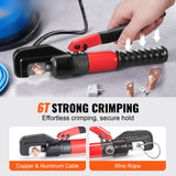 SucceBuy AWG 12–2/0 Hydraulic Wire Crimper Kit with Cutter & Gloves – product detail 2
