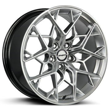 Shift Piston Platinum Silver Wheel