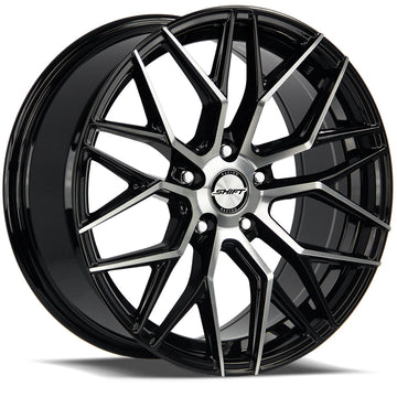 Shift Spring Gloss Black Machined Wheel