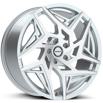 Shift Valve Silver Machined Wheel