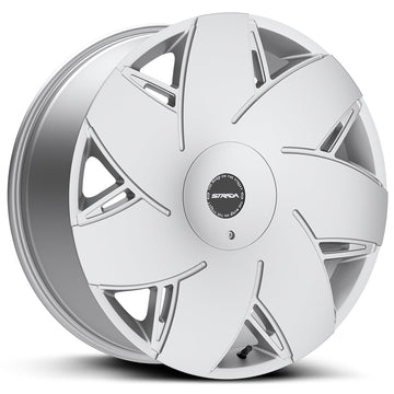 Strada Turbina Brushed Face Silver Wheel