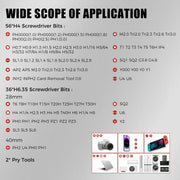VMAN 100-in-1 Magnetic Ratcheting Precision Screwdriver Set – product detail 6