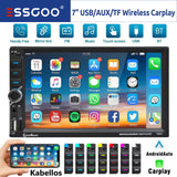 ESSGOO 7-Inch Double-DIN Car Stereo with Wireless CarPlay & Android Auto – featured product image