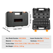 SucceBuy 23/33/34/48-Piece SAE & Metric Deep Impact Socket Set – product detail 7