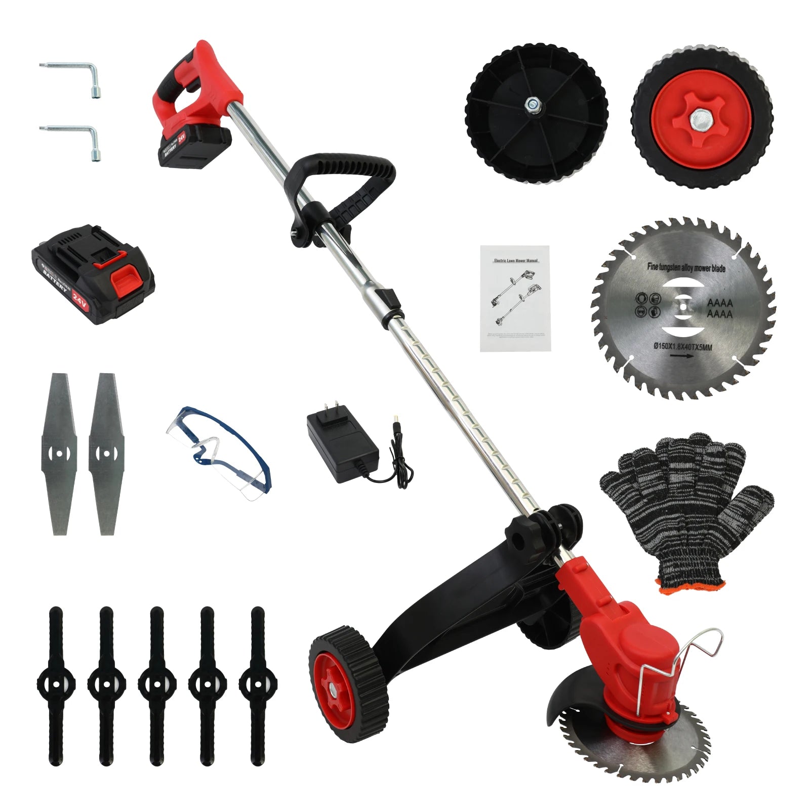 21V Cordless Weed Trimmer & Edger with Battery Options – featured product image