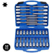 26/30/32-Piece Extended Socket and External Torx Set – product detail 3
