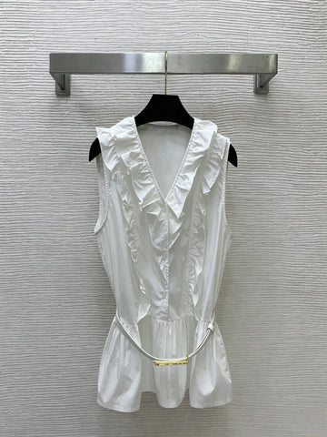 Women's Summer Slim Fit Sleeveless Shirt ZX006