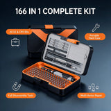166-Piece Precision Electronics Repair Screwdriver & Pry Tool Kit – featured product image