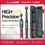 MOVECRAB Digital Torque Wrench with LED & Buzzer, 3–340 N·m – featured product image