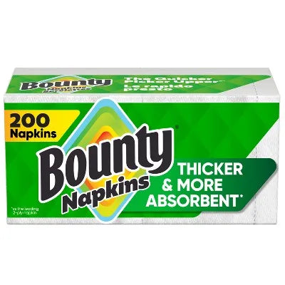 Disposable Lunch Napkins, 200 Pack, 30.7 × 30.4 cm