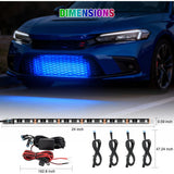 Nilight 24-Inch RGB LED Grille Light with App, Remote & Music Sync – product detail 2