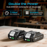 SEESII 18-Gauge Cordless Brad Nailer & Stapler with 1,000 Brad Nails – product detail 7