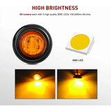 Nilight 10-Piece 3/4-Inch LED Side Marker Light Kit for Truck, RV & Trailer – product detail 4