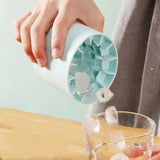 Round Silicone Ice Cube Mold & Bucket for Cocktails and Everyday Drinks – product detail 2