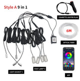 5-in-1/9-in-1 RGB Car Ambient Light Kit with App & Music Sync – product detail 8