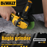 DEWALT DCG409 20V Brushless 125mm Flat-Head Angle Grinder – featured product image