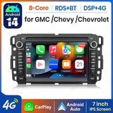 AWESAFE 7" Wireless CarPlay for Apple Android Auto Car Radio Stereo For Chevy Silverado GMC Yukon Sierra Acadia Navi BT RDS FM product image