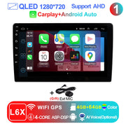 LEHX 10-Inch Android 15 Double-DIN Car Stereo with Wireless CarPlay & GPS – product detail 8