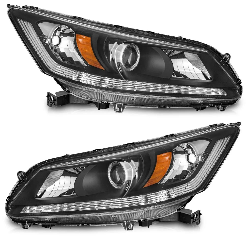 Pair of Headlights for 2013–2015 Honda Accord Sedan without DRL Projector Halogen product image