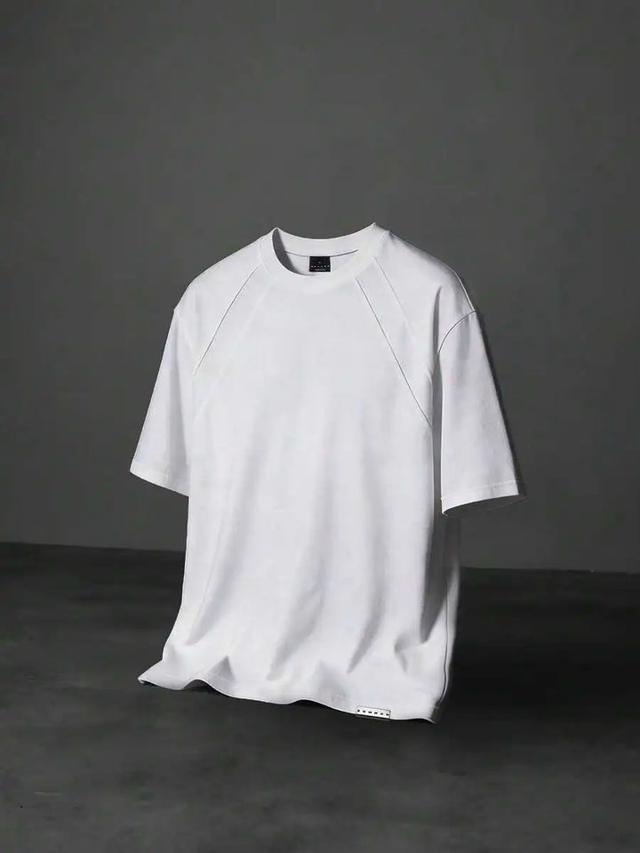 Men’s Solid Color T-Shirt – Regular-Fit Casual Crew Neck