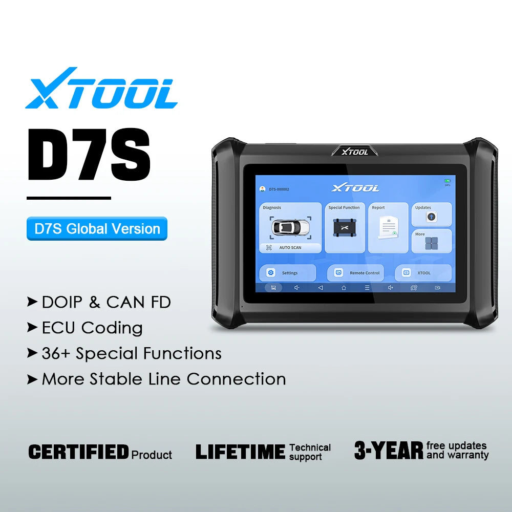 XTOOL D7S V2.0 Bidirectional OBD2 Scanner with ECU Coding & 39+ Resets – product detail 7
