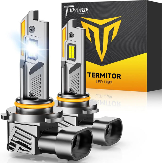 9012/HIR2 LED Fog Light Bulb Pair, 90,000LM 6500K White