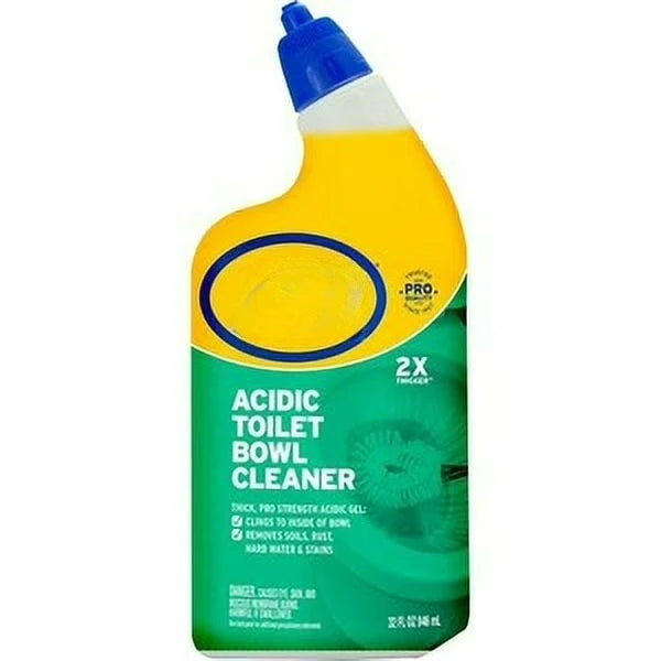 Pro-Strength Acidic Toilet Bowl Cleaner, Wintergreen, 32 fl oz