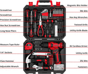 DEKO 126-Piece Home Tool Kit with 8V Cordless Drill – product detail 6