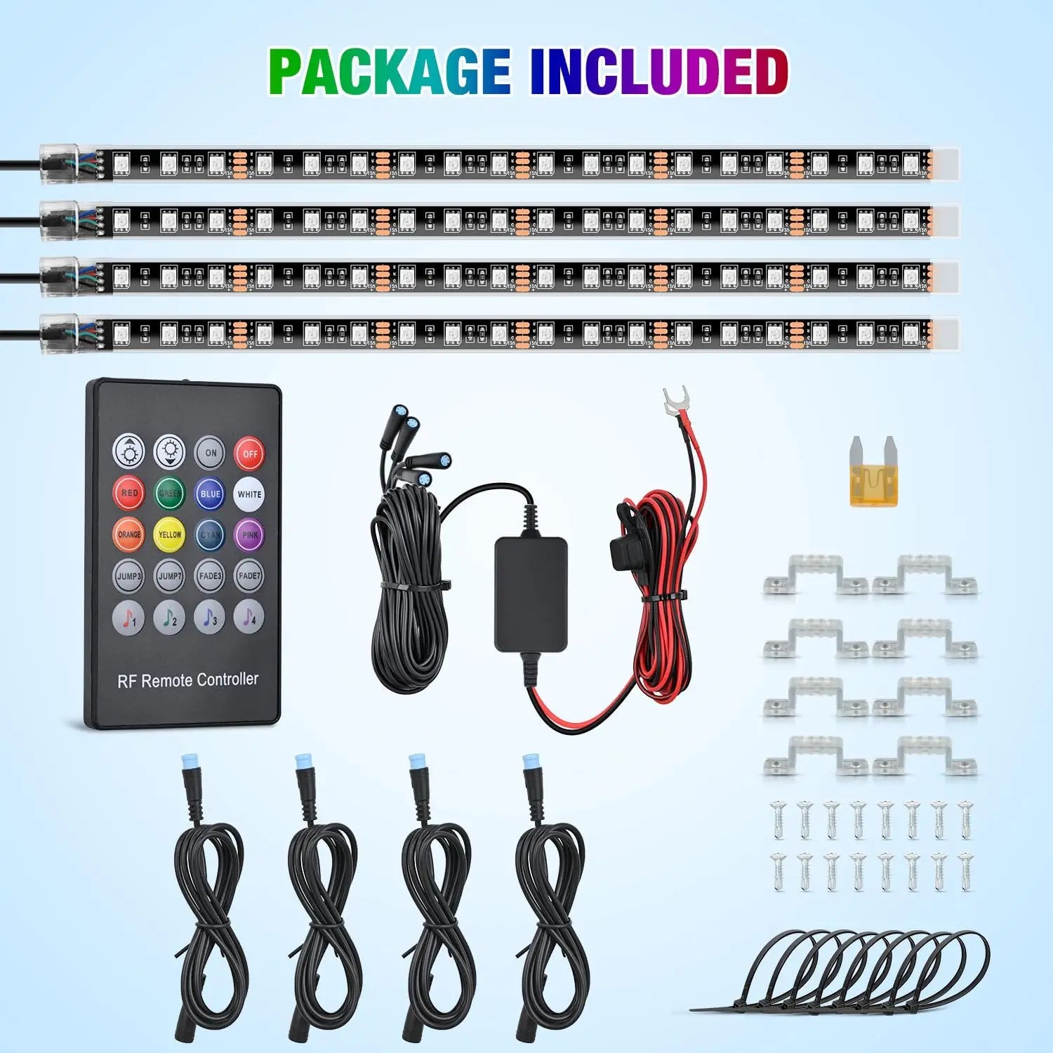 Nilight 24-Inch RGB LED Grille Light with App, Remote & Music Sync – product detail 7