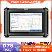 XTOOL D7S V2.0 Bidirectional OBD2 Scanner with ECU Coding & 39+ Resets – featured product image