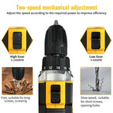 Cordless Drill, Impact Driver & Screwdriver Combo Kit for Home DIY – product detail 6